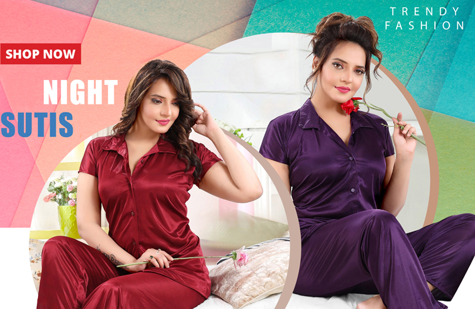 SATIN NIGHT SUIT