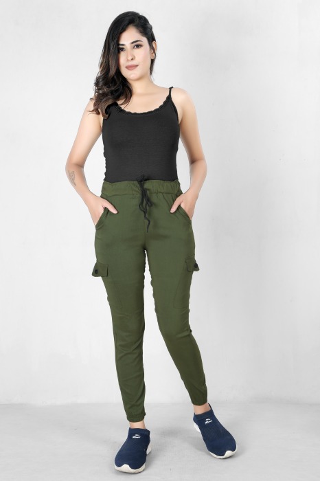 green color women premium bottom wear collection is best in class in terms of comfort  and soft cargo pant UNDER 399