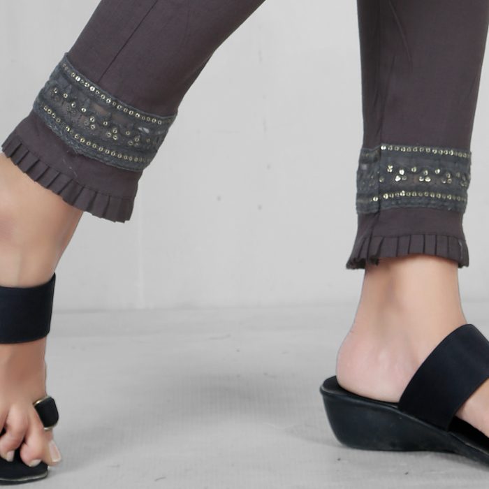grey color women premium bottom wear collection is best in class in terms of comfort  and soft jalar lace pant UNDER 399