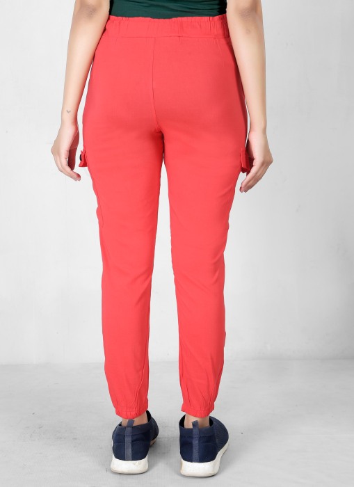 lpink color women premium bottom wear collection is best in class in terms of comfort  and soft cargo pant UNDER 399