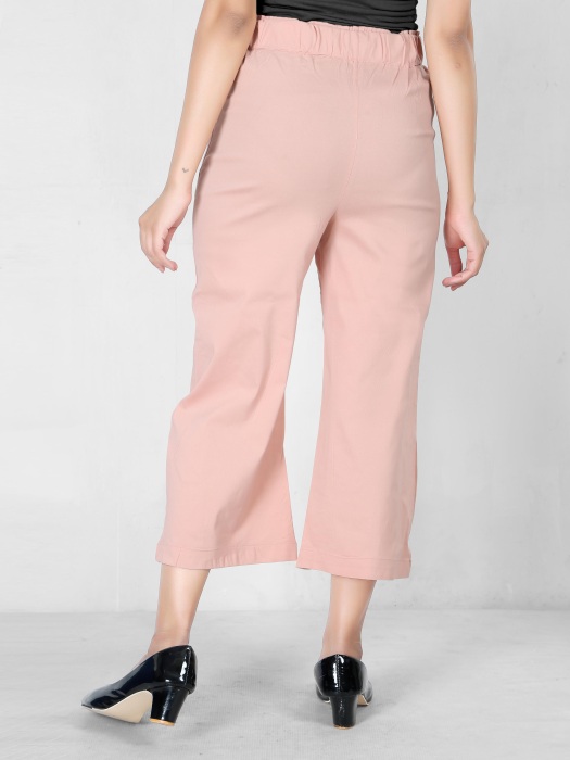 lpink color women premium bottom wear collection is best in class in terms of comfort  and soft culottes pant UNDER 399
