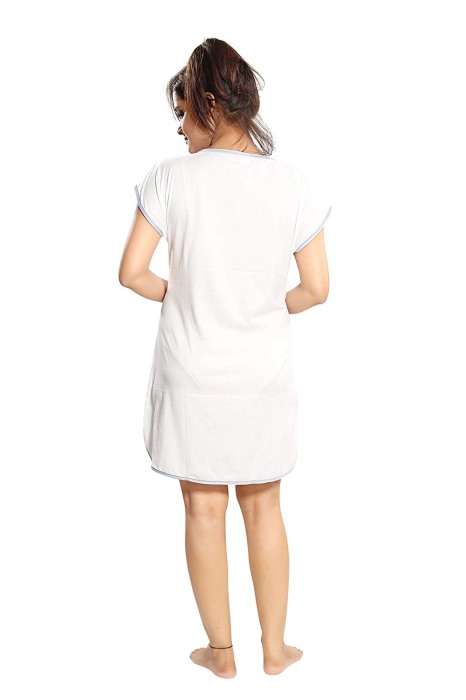 Round Neck Comfortable Outfit is integral to ensure a Good Night Sleep Top. Stylish in Design Cartoon Pattern And soft Nightwear Top Multicolor UNDER 299