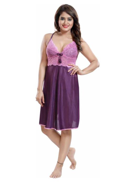 satin fancy red baby doll fancy baby doll