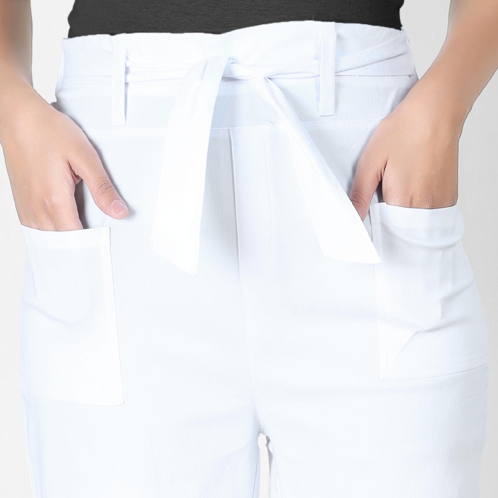 white color women premium bottom wear collection is best in class in terms of comfort  and soft culottes pant UNDER 399