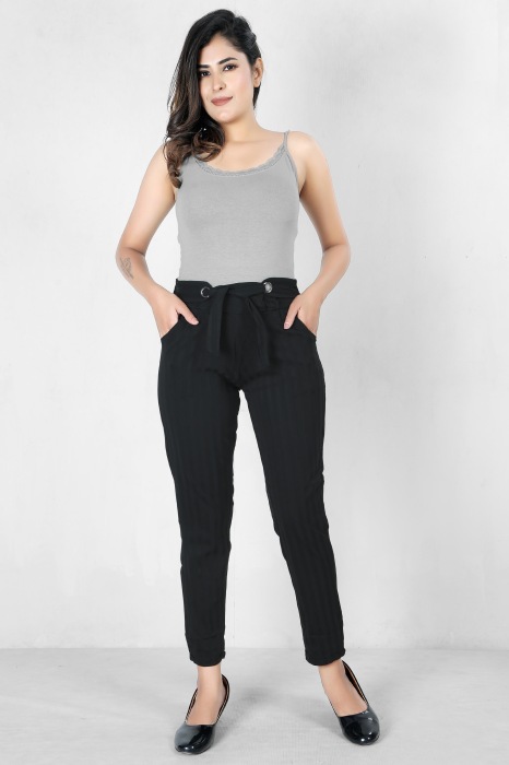  women premium bottom wear black color collection is best in class in terms of comfort  and soft lining pant