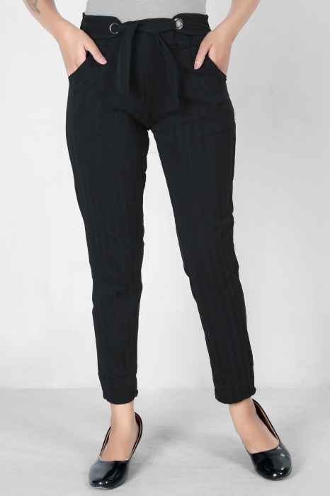  women premium bottom wear black color collection is best in class in terms of comfort  and soft lining pant UNDER 399