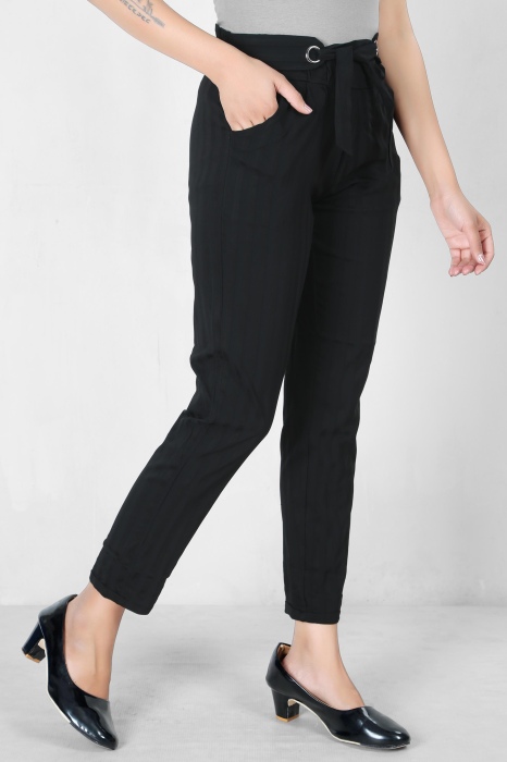  women premium bottom wear black color collection is best in class in terms of comfort  and soft lining pant UNDER 399