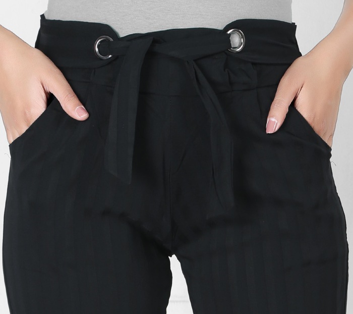  women premium bottom wear black color collection is best in class in terms of comfort  and soft lining pant UNDER 399