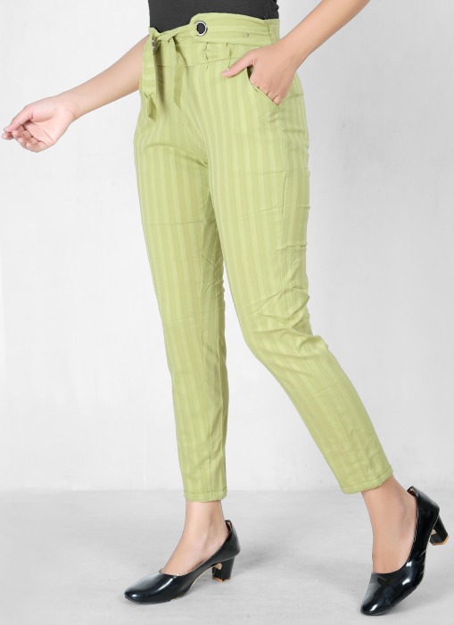  women premium bottom wear green color collection is best in class in terms of comfort  and soft lining pant UNDER 399