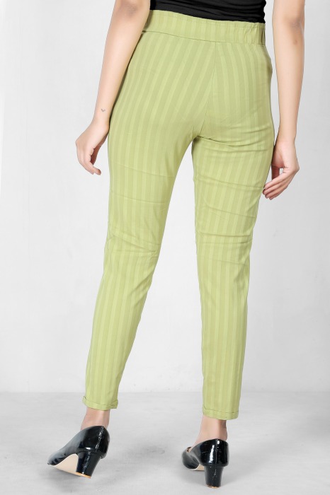  women premium bottom wear green color collection is best in class in terms of comfort  and soft lining pant UNDER 399