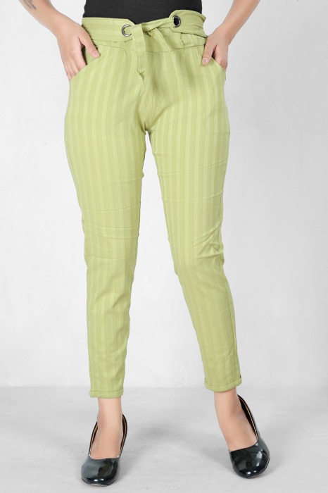  women premium bottom wear green color collection is best in class in terms of comfort  and soft lining pant UNDER 399