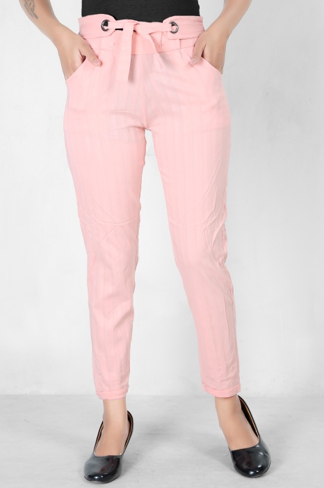  women premium bottom wear lpink color collection is best in class in terms of comfort  and soft lining pant UNDER 399