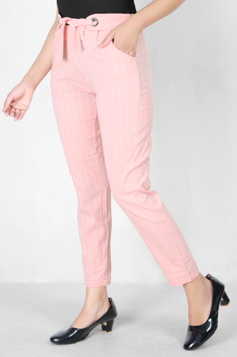  women premium bottom wear lpink color collection is best in class in terms of comfort  and soft lining pant UNDER 399