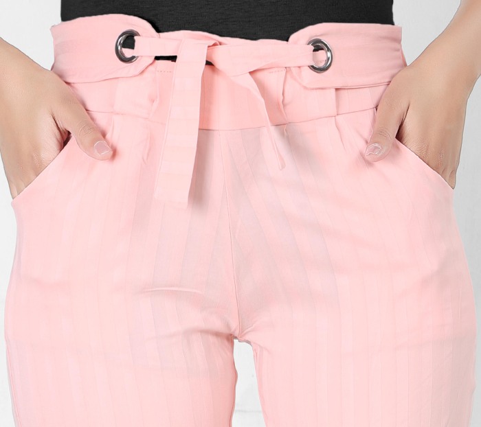  women premium bottom wear lpink color collection is best in class in terms of comfort  and soft lining pant UNDER 399