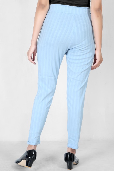  women premium bottom wear lskyblue color collection is best in class in terms of comfort  and soft lining pant UNDER 399