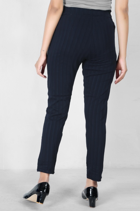  women premium bottom wear navyblue color collection is best in class in terms of comfort  and soft lining pant UNDER 399